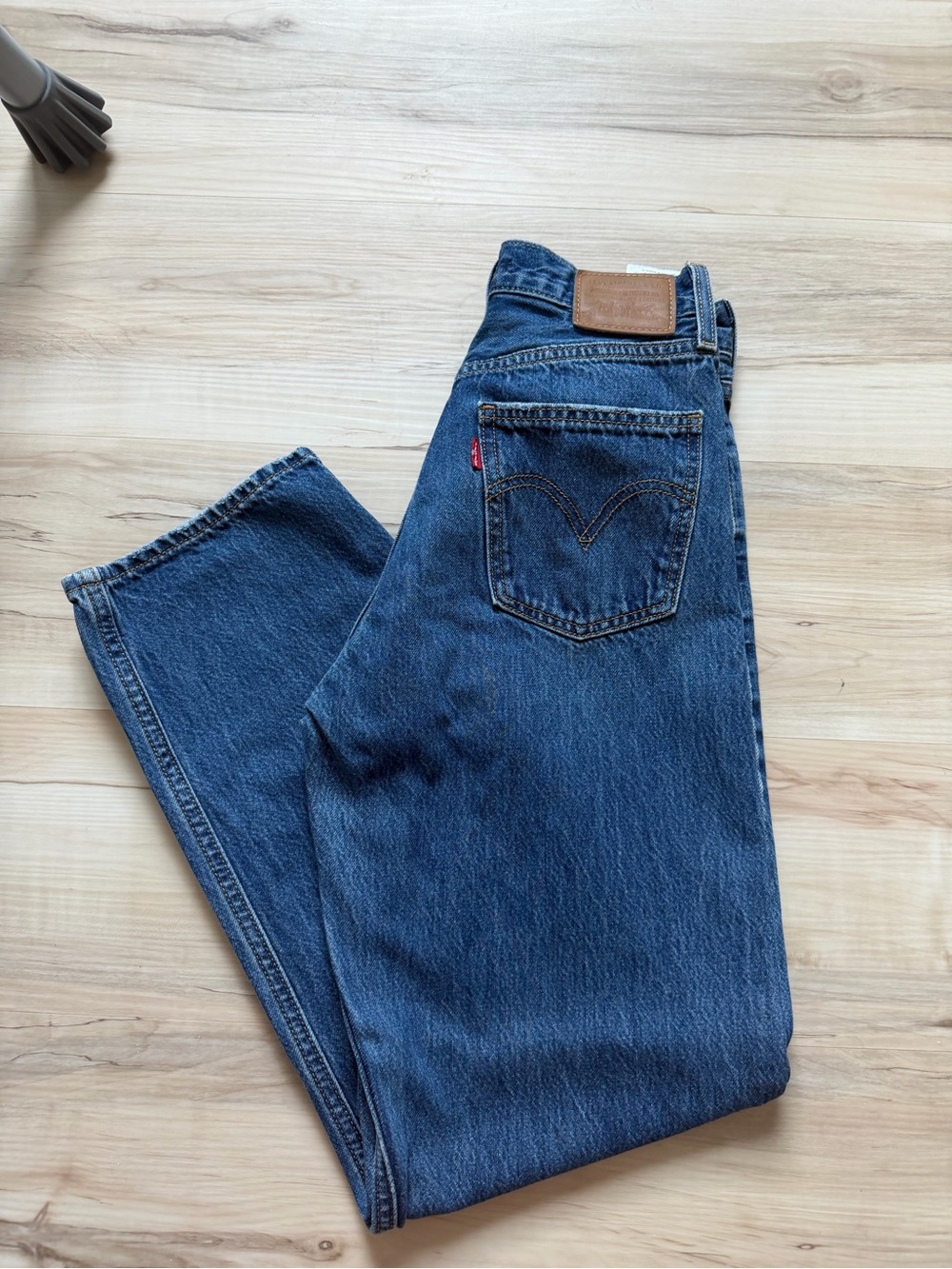 Levi's Dark Blue Women's Straight-Leg Jeans